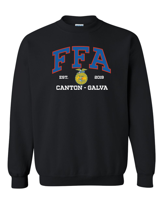 Black Crewneck FFA Sweatshirt